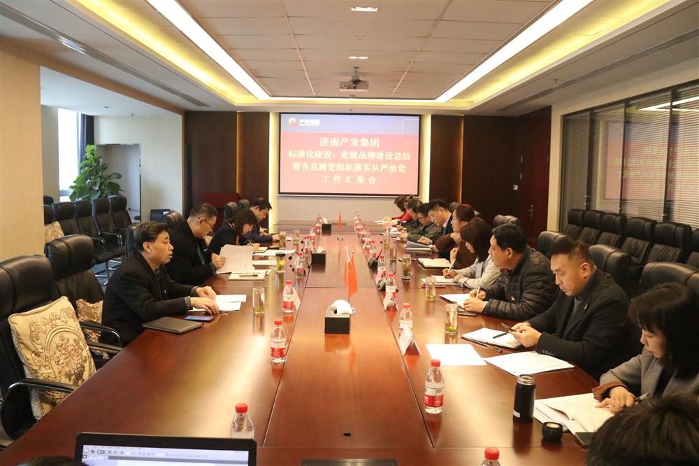 集團黨委召開(kāi)黨組織標準化建設、 黨建品牌建設活動(dòng)總結暨各直屬黨組織落實(shí)從嚴治黨工作匯報會(huì )議